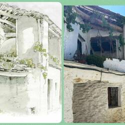 Left: Donald Gray, 1998 ...Right: today (no bread oven, additional window)
