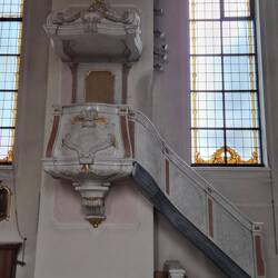De kansel.