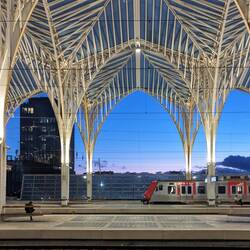 Ankunft in Lissabon Oriente