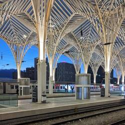 Ankunft in Lissabon Oriente