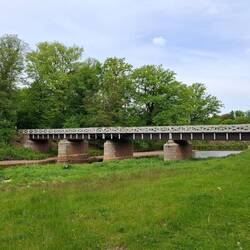 Grenzbrücke nach Polen