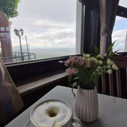 Koffie met een view.
