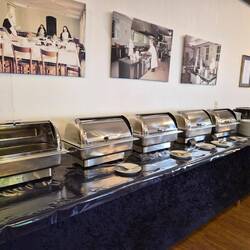 Warm buffet.