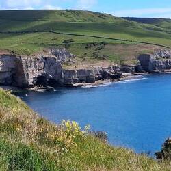 Chapmans Pool . Famous for fossils