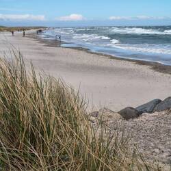 Der Strand zur Landspitze