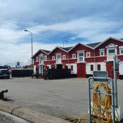 Schöne Häuser Hafen