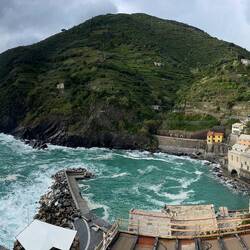 Blick vom Castello Doria in Vernazza