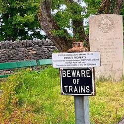 Trains really do still run on this (very) narrow guage railway