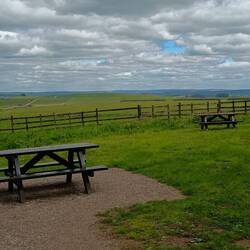 A picnic area with fabulous views