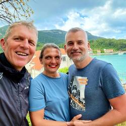 Avec Kasia et Maciek les voisins de camping