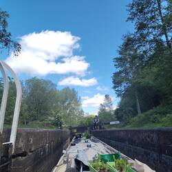 Last lock of the day was a lot more scenic than the first