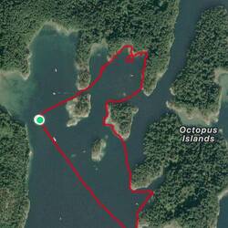 My kayak ride today.