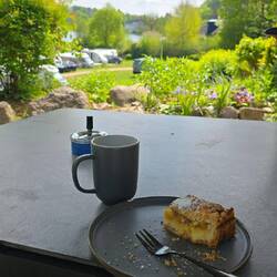 KuK am Campingplatz Prinzenholz. Lecker und schön!