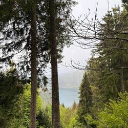Kurzer Blick auf den Lac Blanc