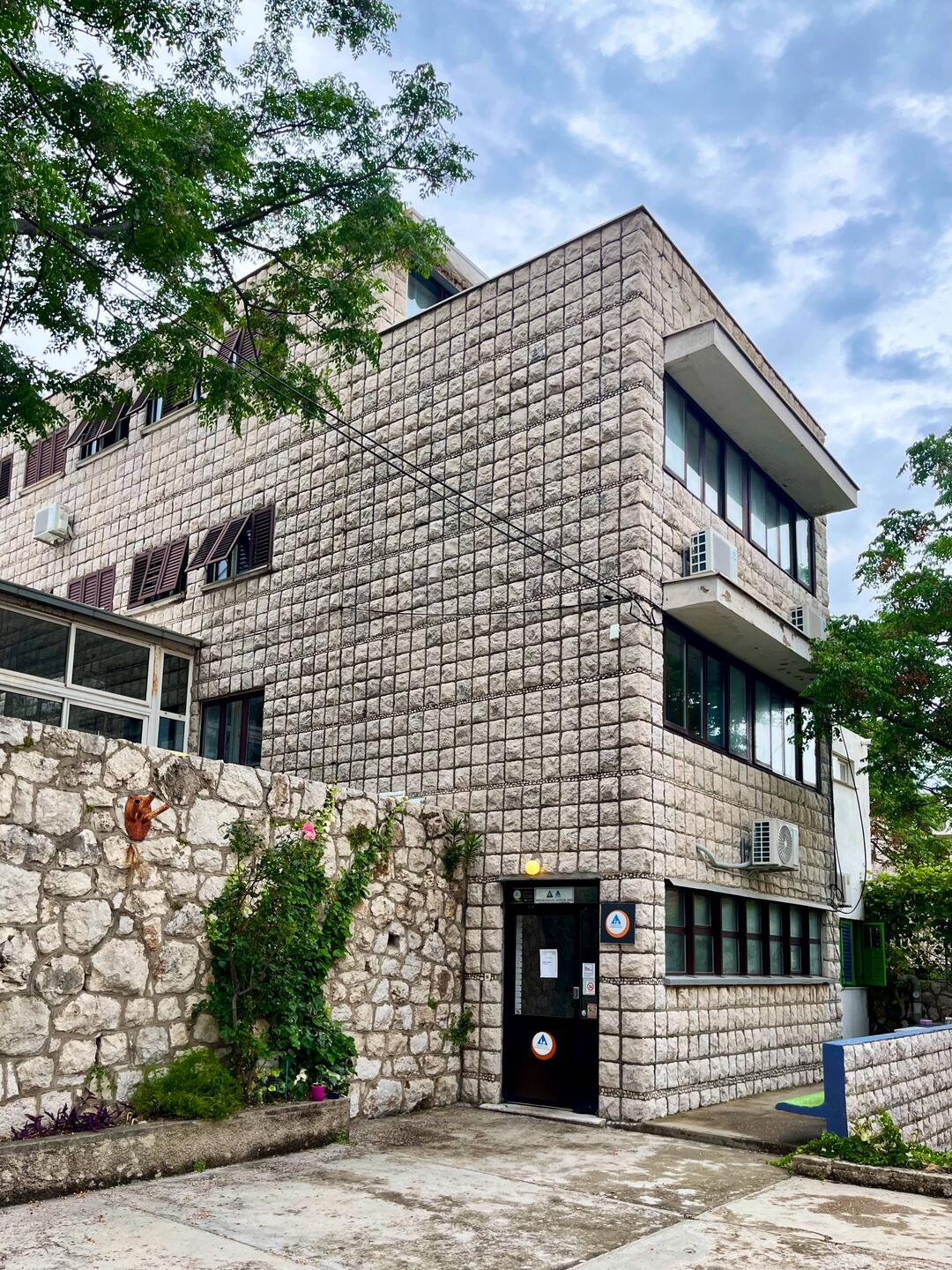 Mon auberge de jeunesse à Dubrovnik : accessible après une quarantaine de marches