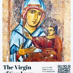 Poster on the wall of the Metropolitan Cathedral of St. Peter — Bologna, Italy.