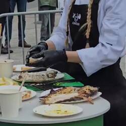 100m Grill...und litauische Kochschulen