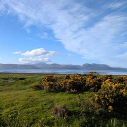 Blick auf die Insel Arran