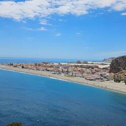 Einer der wenigen schönen miradors an der Costa del Sol