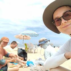 Mittagspause am Strand