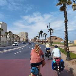 Hier auf dem Weg aus Rabat raus