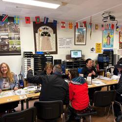 The office is staffed by volunteers who have hiked Caminos before.