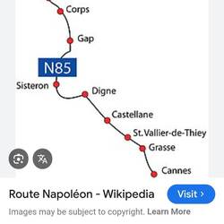 Approx route for next 2 days !