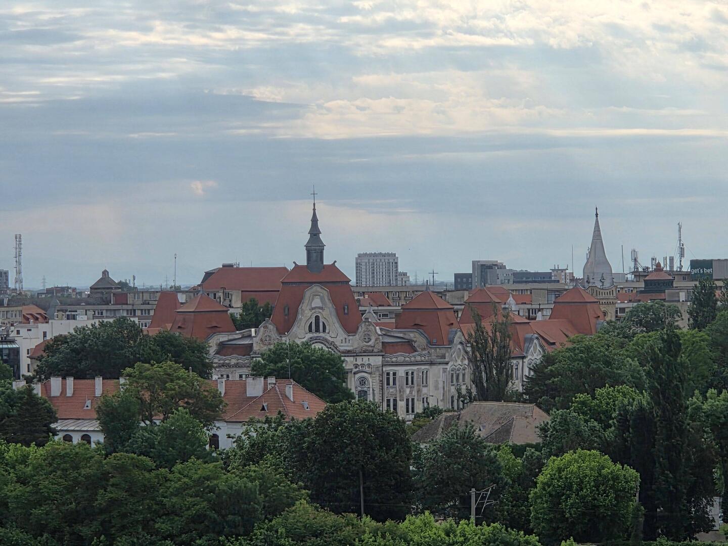 Timisoara from our window.