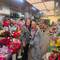 Nela in the flower market