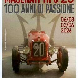 Tipo 26 ... first vehicle to bear Maserati's trident symbol; designed in the Bologna workshop.