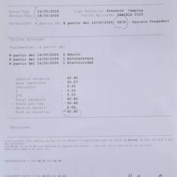 Spanische Rechnung auf Schweizerdeutsch. ZB Achoo-Tag. Oder ganz unten!!!!!🤣