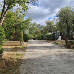 Camping Las Lomas mit Sicht in die Sierra Navada