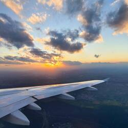 Anflug Frankfurt