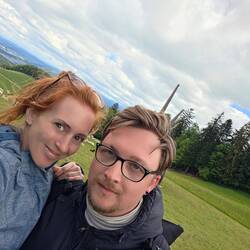 oben angekommen 🥳