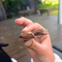 Chocolat avec de la fraise