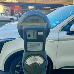 Nostalgic seeing the old parking meters