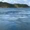 Boiling water and tidal rips at Upper Rapids