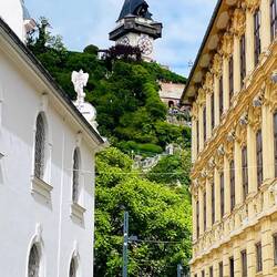 En Graz incluso el mal tiempo se ve bonito.