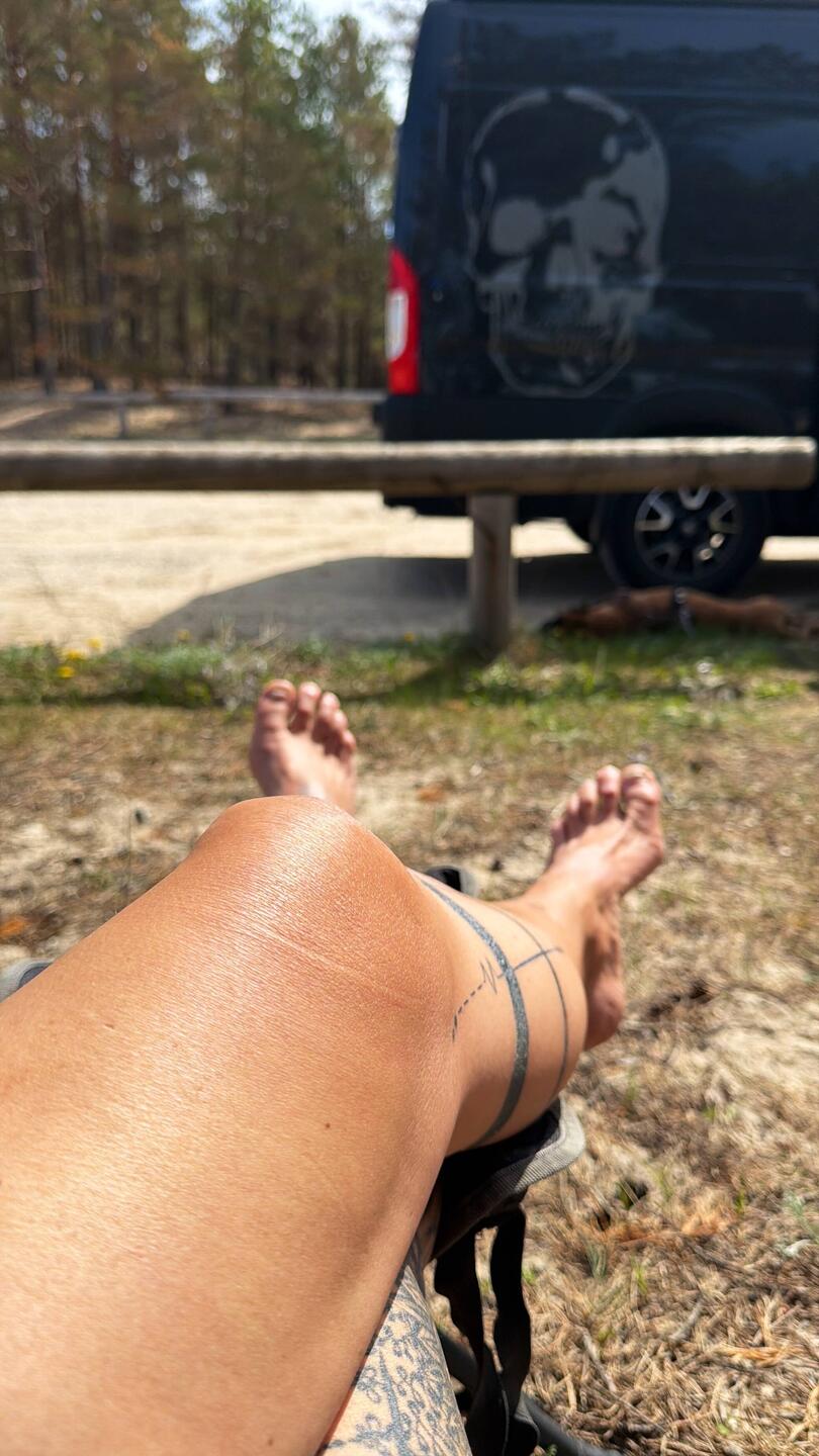 ein Fußfoto muss irgendwie immer dabei sein 🤣