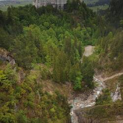Der Blick über die Pöllatschlucht