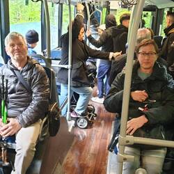 Im Trocknen geht's wieder bergab