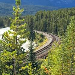 Morant’s Curve - Eisenbahnkurve bei Lake Louise