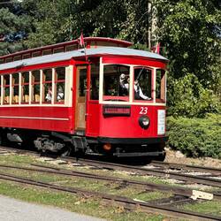 Stadtgeschichte auf Schienen - das historische Tram von Nelson