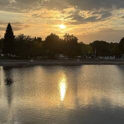 Letzter Sonnenuntergang auf der Insel