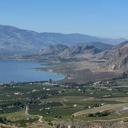 Ausblick vom Anarchist Mountain über Osoyoos und den Osoyoos Lake