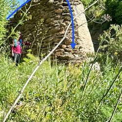 ...where the water dropped down with great force to the rodezno wheel.