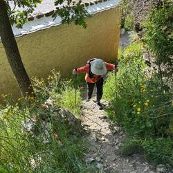 Immediately climbing high above the mill