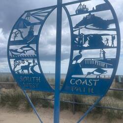 End of trail at Studland