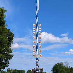 Einen schönen Maibaum haben sie