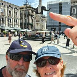 Elephante statue - elephants are said to protect Catania from the 🌋